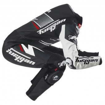 Furygan Full Ride Black White Red