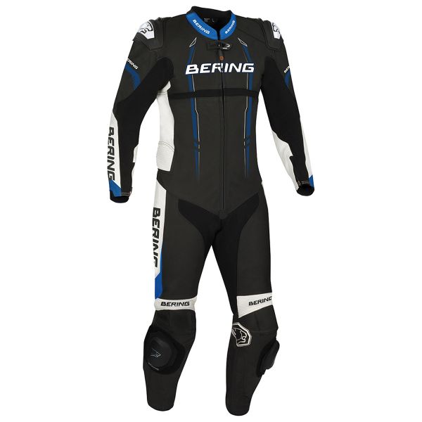 Leather Motorcycle Suits Bering Lead-R Black Blue