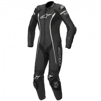 Leather Motorcycle Suits Alpinestars Stella Missile Tech-Air Compatible Black White