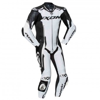 Leather Motorcycle Suits Ixon Vortex 2 White Black
