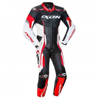 Leather Motorcycle Suits Ixon Vortex Junior Black White Red