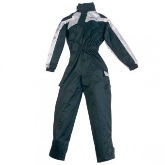 Motorcycle Rain Suit Bering Iwaki Black Silver Motorcycle Rain Suit Bering Iwaki Black Silver