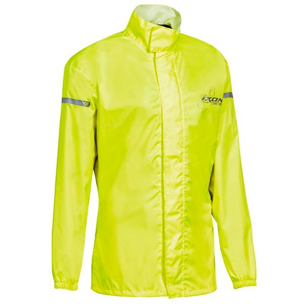 bright yellow rain jacket