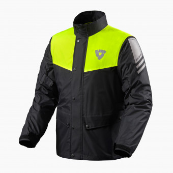 Rain Jackets & Coats REV'IT Nitric 3 H2O Black Neon Yellow
