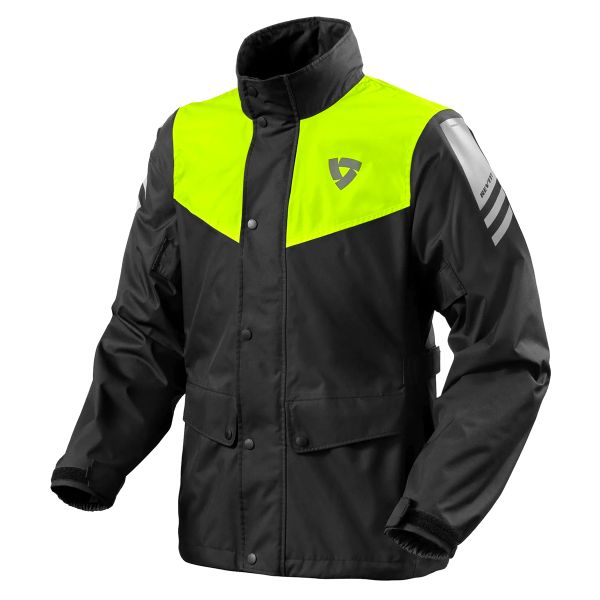 Rain Jackets & Coats REV'IT Nitric 4 H2O Black Neon Yellow