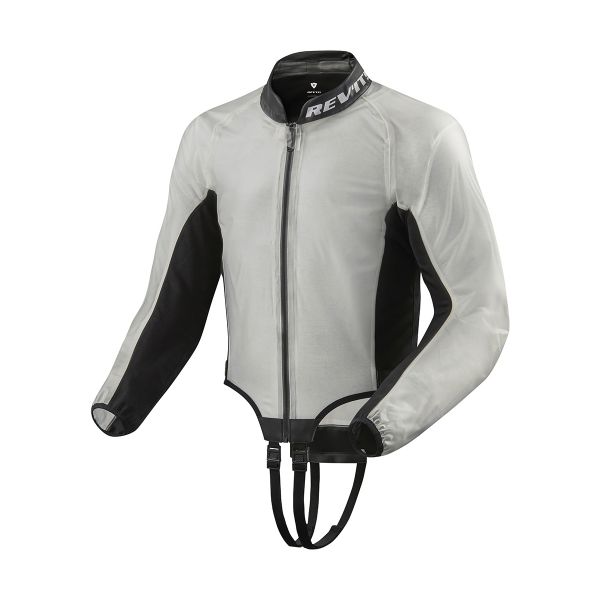 Rain Jackets & Coats REV'IT Trackmaster H2O Transparent Black