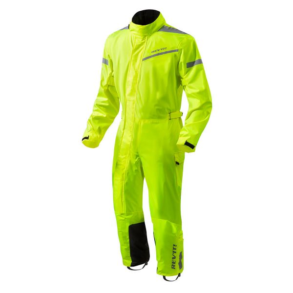 Motorcycle Rain Suit REV'IT Pacific 2 H2O Yellow Neon Black