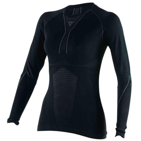 Base Layer Shirts Dainese D-Core Dry Tee LS Lady Black Anthracite