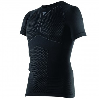 Base Layer Shirts Dainese D-Core Thermo Tee SS Black Anthracite