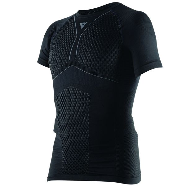 Base Layer Shirts Dainese D-Core Thermo Tee SS Black Anthracite
