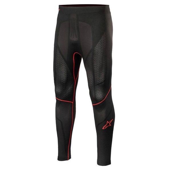 Base Layer Trousers Alpinestars Ride Tech V2 Bottom Summer Black Red Base Layer Trousers Alpinestars Ride Tech V2 Bottom Summer Black Red