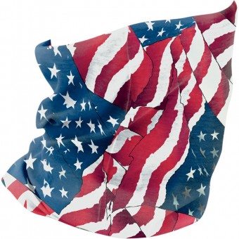 Motorcycle Neck Warmers Zanheadgear Wavy Flag Motorcycle Neck Warmers Zanheadgear Wavy Flag