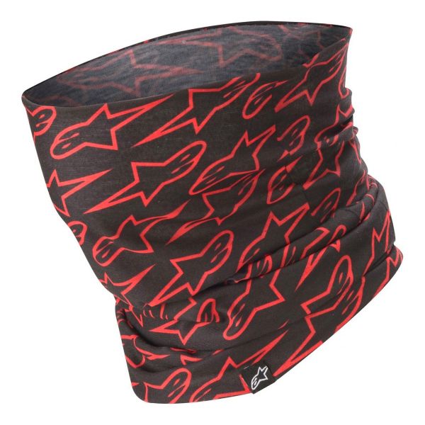 Motorcycle Neck Warmers Alpinestars Astars Neck Tube Black Red Fluo Motorcycle Neck Warmers Alpinestars Astars Neck Tube Black Red Fluo