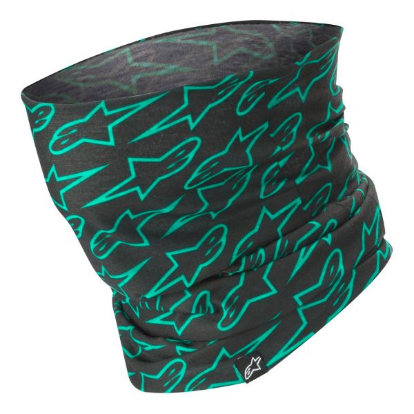 Motorcycle Neck Warmers Alpinestars Astars Neck Tube Black Teal