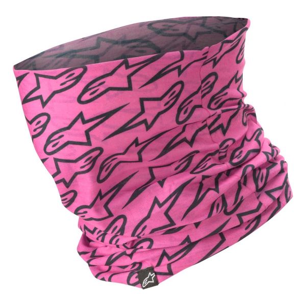 Motorcycle Neck Warmers Alpinestars Astars Neck Tube Fuchsia Black Motorcycle Neck Warmers Alpinestars Astars Neck Tube Fuchsia Black