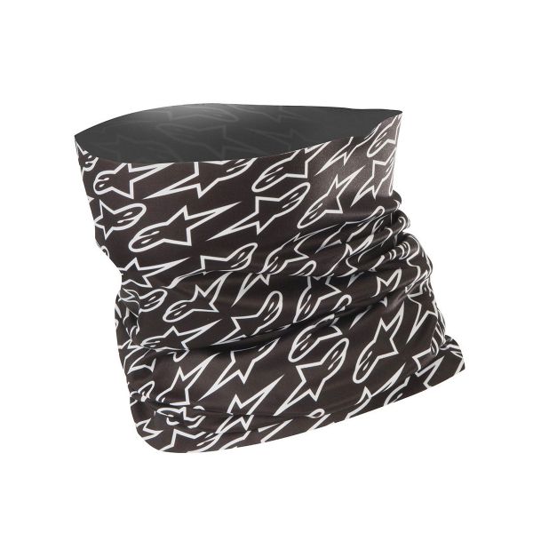 Motorcycle Neck Warmers Alpinestars Astars Neck Tube Black White Motorcycle Neck Warmers Alpinestars Astars Neck Tube Black White
