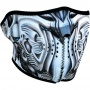 Motorcycle Neck Warmers Zanheadgear Biomechanical Blue