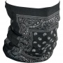 Motorcycle Neck Warmers Zanheadgear Black Paisley
