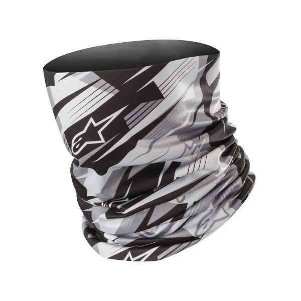 Motorcycle Neck Warmers Alpinestars Blurred Neck Tube Black Anthracite Motorcycle Neck Warmers Alpinestars Blurred Neck Tube Black Anthracite