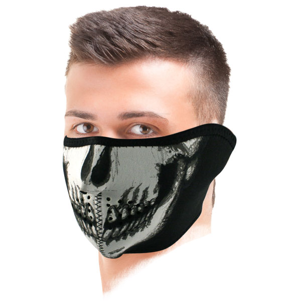 Motorcycle Neck Warmers Zanheadgear Skull Face