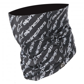 Motorcycle Neck Warmers Alpinestars Linear Neck Tube Black White Motorcycle Neck Warmers Alpinestars Linear Neck Tube Black White