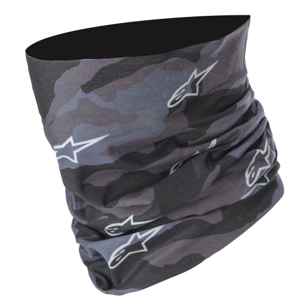 Motorcycle Neck Warmers Alpinestars Tactical Neck Tube Black Tar Grey Motorcycle Neck Warmers Alpinestars Tactical Neck Tube Black Tar Grey