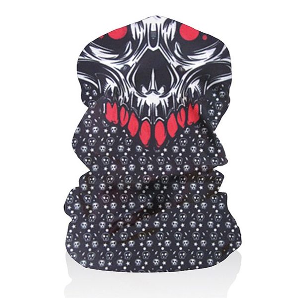 Motorcycle Neck Warmers HARISSON Tube Red Eyes