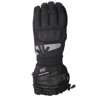 Motorcycle Gloves V'Quattro Alpha Black Heated