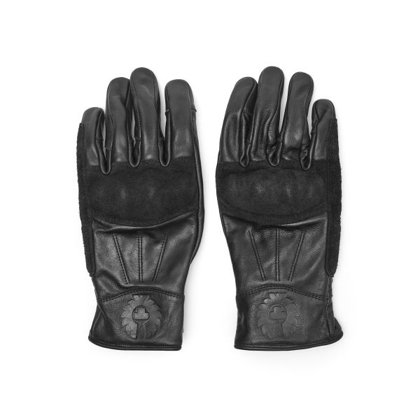 Motorcycle Gloves Belstaff Clinch Black Motorcycle Gloves Belstaff Clinch Black