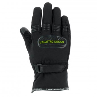 Motorcycle Gloves V'Quattro Core 17 Kid Black Green