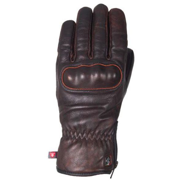 Motorcycle Gloves V'Quattro Eton Brown