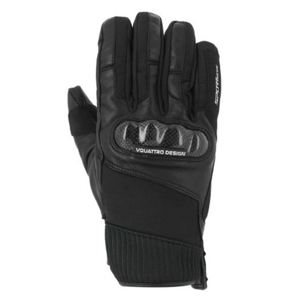 Motorcycle Gloves V'Quattro GP18 Black