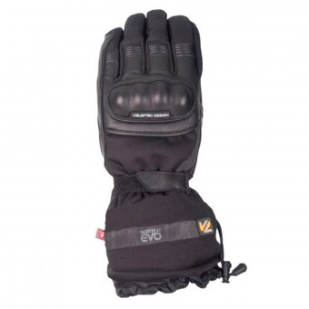 Motorcycle Gloves V'Quattro Mercure 17 Heated Black