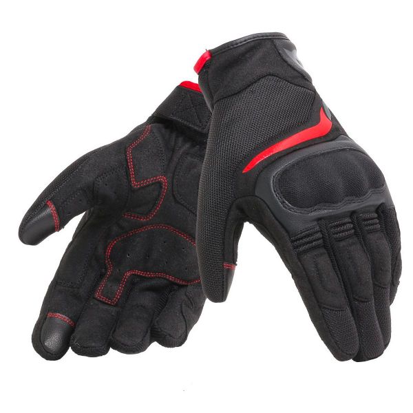 Motorcycle Gloves Dainese Air Master Unisex Black Red