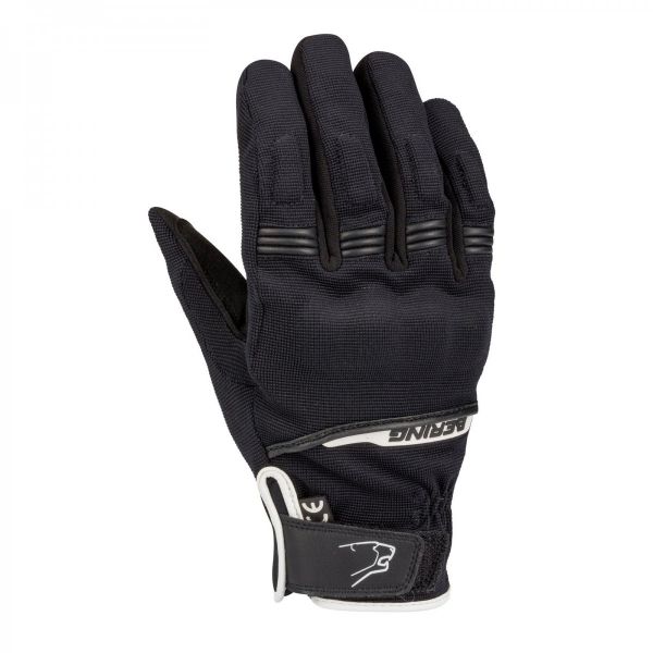 Motorcycle Gloves Bering Borneo Black White