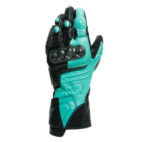 Motorcycle Gloves Dainese Carbon 3 Lady Black Aqua Green Anthracite