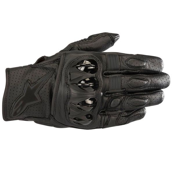 Motorcycle Gloves Alpinestars Celer V2 Leather Black Black