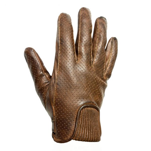 Motorcycle Gloves Helstons Charly Perfore Camel Black
