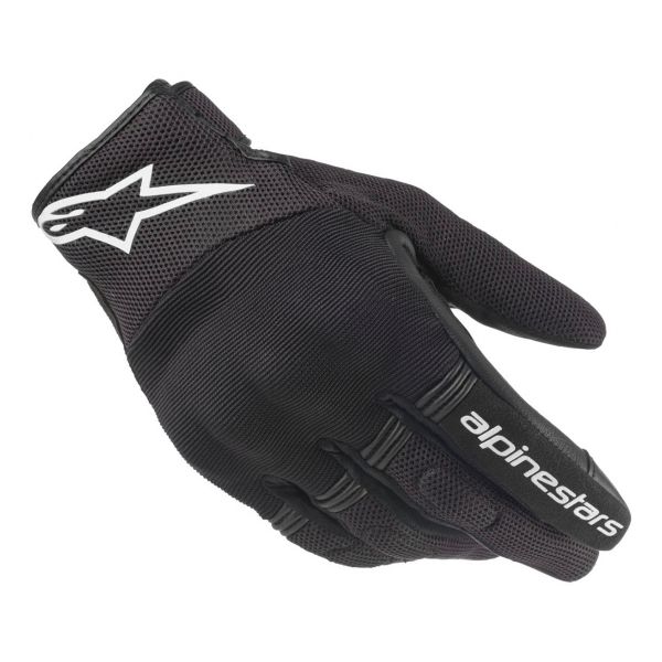 Motorcycle Gloves Alpinestars Copper Glove Black White Motorcycle Gloves Alpinestars Copper Glove Black White