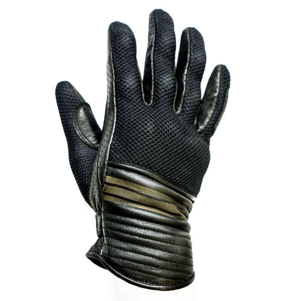 Motorcycle Gloves Helstons Corporate Mesh Black Motorcycle Gloves Helstons Corporate Mesh Black