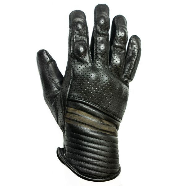 Motorcycle Gloves Helstons Corporate Perfore Black