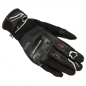 Motorcycle Gloves Bering Cortex Black White