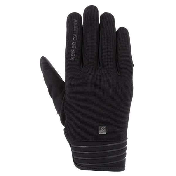 Motorcycle Gloves V'Quattro District 18 Black
