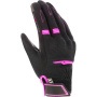 Motorcycle Gloves Bering Lady Fletcher Evo Black Fuchsia