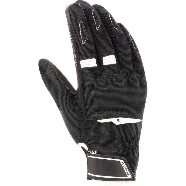 Motorcycle Gloves Bering Lady Fletcher Evo Black White Motorcycle Gloves Bering Lady Fletcher Evo Black White