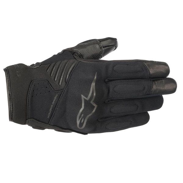 Motorcycle Gloves Alpinestars Faster Glove Black Black Motorcycle Gloves Alpinestars Faster Glove Black Black