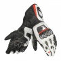 Motorcycle Gloves Dainese Full Metal 6 Black White Lava Red