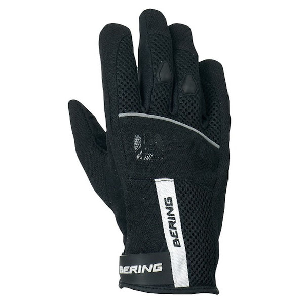 Motorcycle Gloves Bering Mako Kid Black White