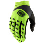 Motorcycle Gloves 100% Airmatic Neon Yellow Black