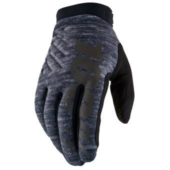 Motorcycle Gloves 100% Brisker Heather Grey